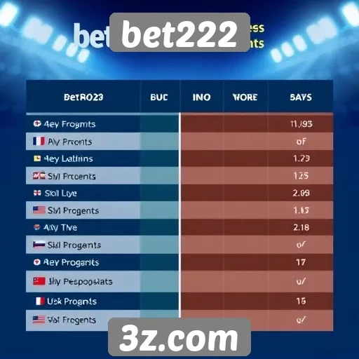 Comparação entre bet222 e concorrentes no mercado