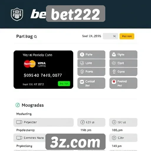 Opções de pagamento disponíveis no bet222